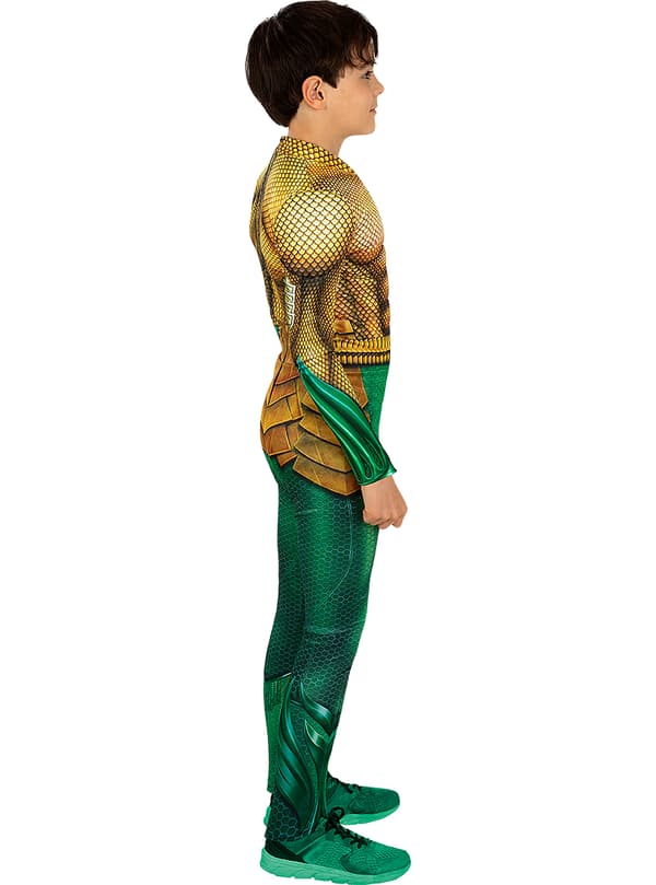 FUNIDELIA Aquaman Kostume til drenge - Guld