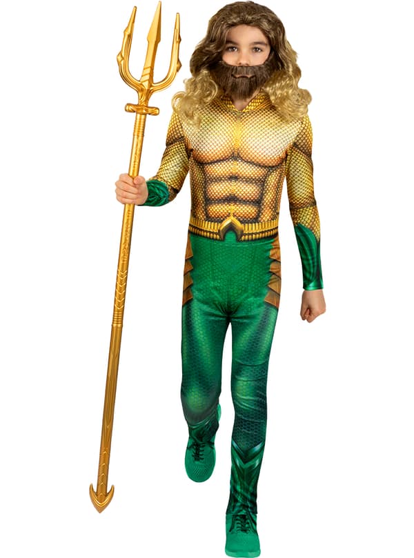 FUNIDELIA Aquaman Kostume til drenge - Guld
