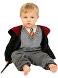 Miniatyrbild 3 av 7: FUNIDELIA maskeraddräkt Harry Potter för bebis - Svart