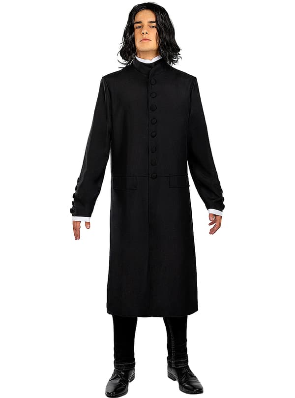 FUNIDELIA Maskeraddräkt Severus Snape - Harry Potter för herr - Svart