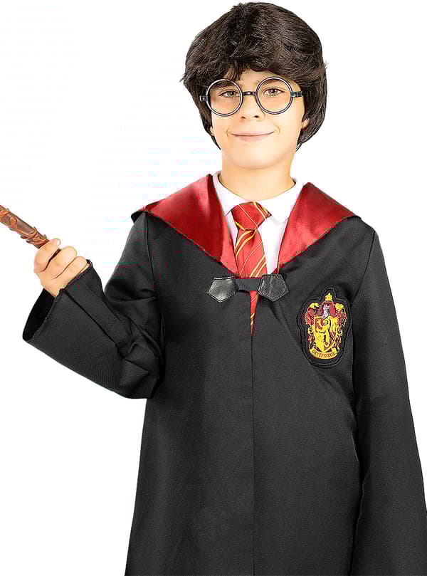 FUNIDELIA Harry Potter parykk til gutter - Størrelse: 0 - Brun