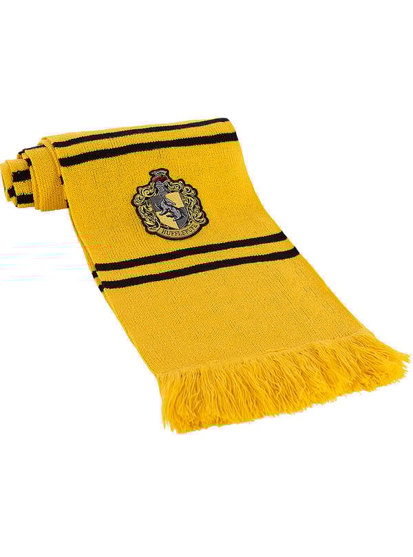 FUNIDELIA Harry Potter Hufflepuff -huivi virallinen Jäljitelmä naisille ja miehille