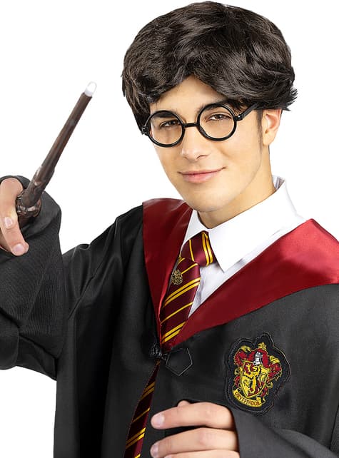 FUNIDELIA Harry Potter Briller til dame og mann - Størrelse: 0 - Grå / Sølv