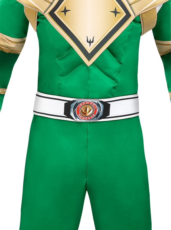 FUNIDELIA Maskeraddräkt Power Ranger Grön för herr - Grön