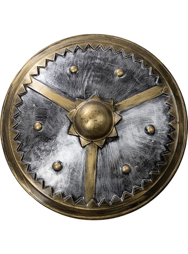 FUNIDELIA Viking Sköld 61 cm för dam och herr - Storlek: 0 - Brun