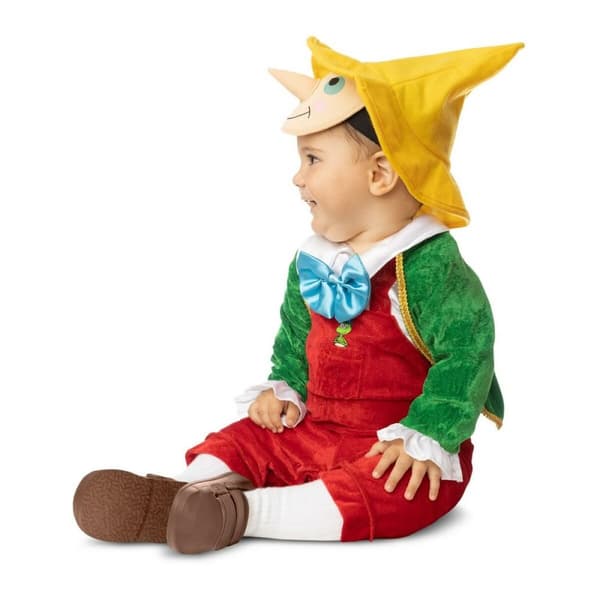 Kostume til voksne My Other Me Pinocchio Rød Grøn - 3-4 år