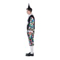 Miniatyrbillede 4 af 11: Kostume til voksne My Other Me Harlekin Hvid Sort - M