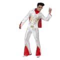Miniatyrbillede 3 af 8: Kostume til voksne Rock sanger 4 pcs - XS