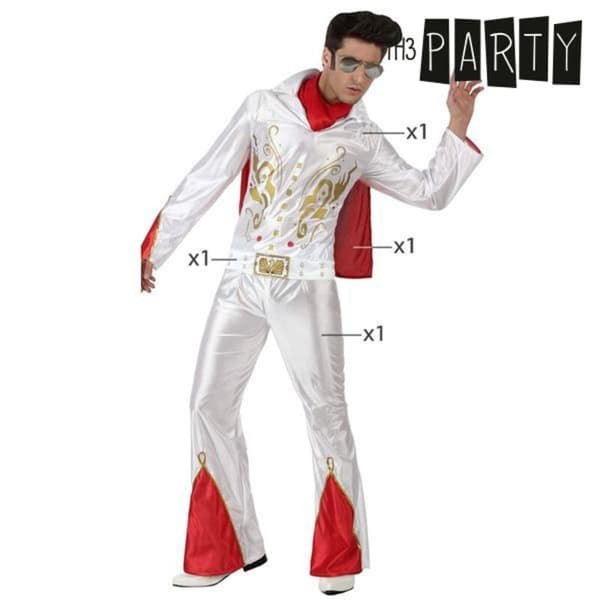 Kostume til voksne Rock sanger 4 pcs - XS
