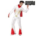 Miniatyrbillede 1 af 8: Kostume til voksne Rock sanger 4 pcs - XS