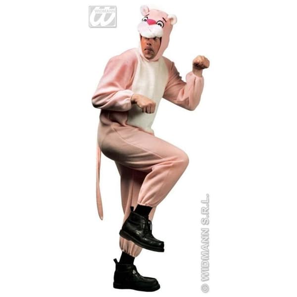 Pink Panther Kostym - WIDMANN - L - 52/54 - För vuxna - Pink Panther License