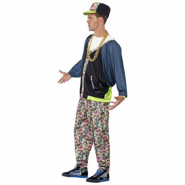 80/90-talls Hip Hop Kostyme - Onesize