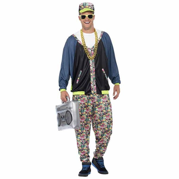 80/90-talls Hip Hop Kostyme - Onesize