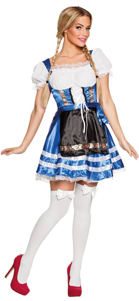 Tyrolerklänning Helena Blå Oktoberfest
