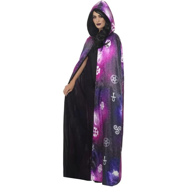 Galaxy Ouija Cape Svart & Lilla