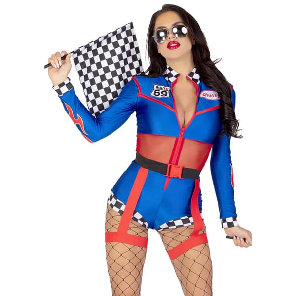 Sexig Racingförare Maskeraddräkt