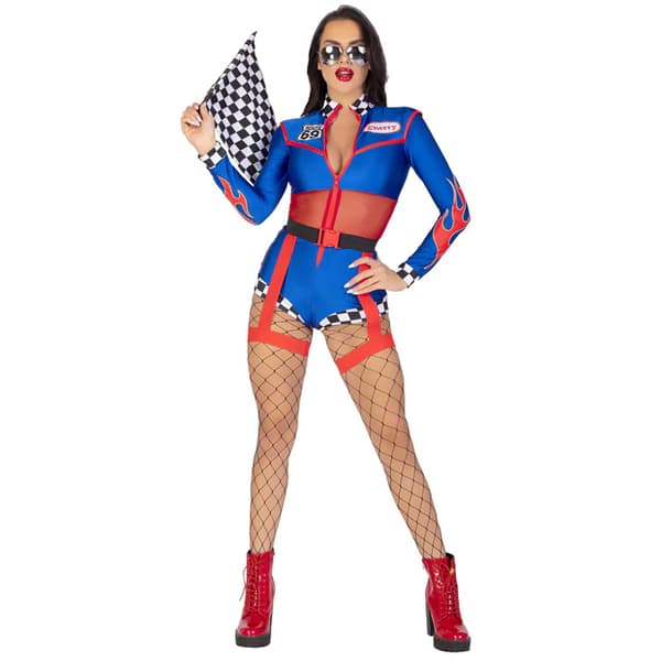 Sexig Racingförare Maskeraddräkt