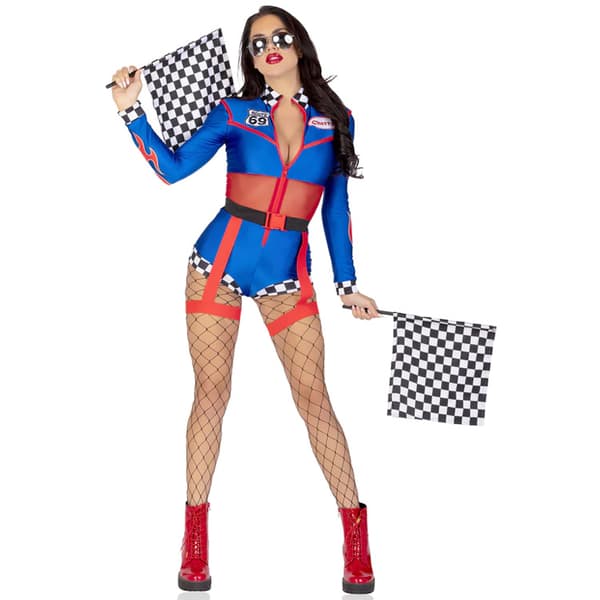 Sexig Racingförare Maskeraddräkt