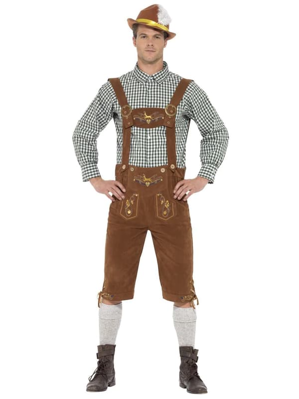 Oktoberfest/Lederhosen Maskeraddräkt L
