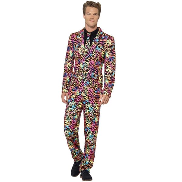 Neon Multi-farget Kostyme L