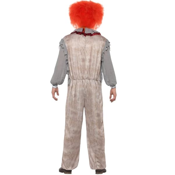 Vintage Clown Maskeraddräkt Grå