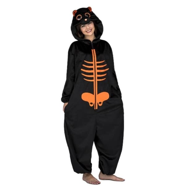 Kostume til voksne My Other Me Orange Skelet - 10-12 år