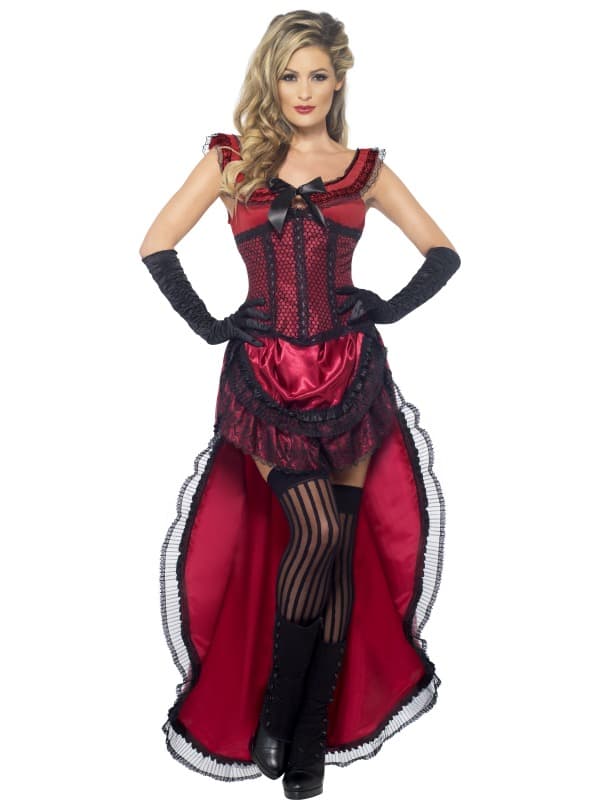 Vilda Västern Saloon girl Maskeraddräkt M