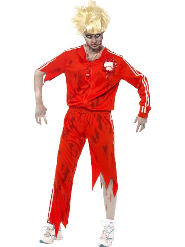ZOMBIE IDROTTSLÄRARE KOSTYM