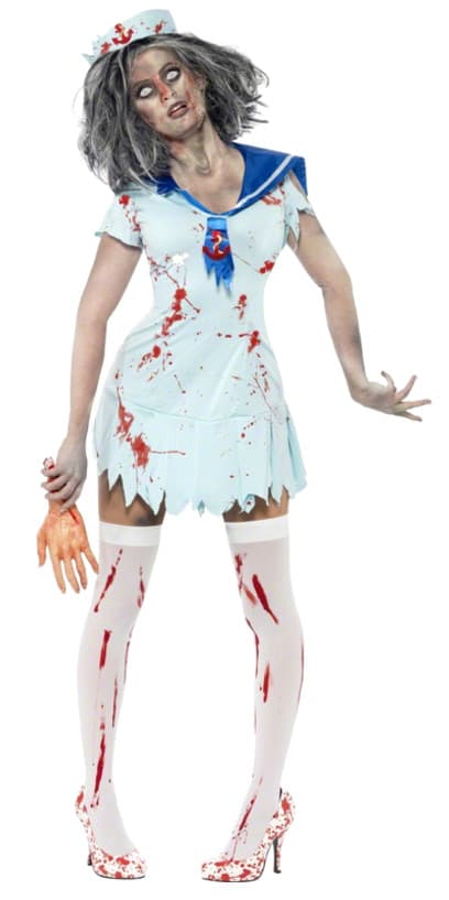 ZOMBIE SJÖMANSDRÄKT KVINNA