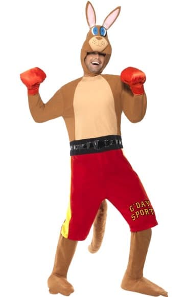 Boxande Känguru Maskeraddräkt - Onesize