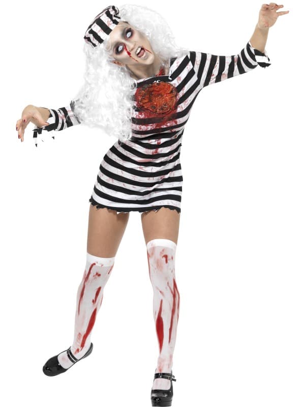 Zombiefangekostyme for damer M