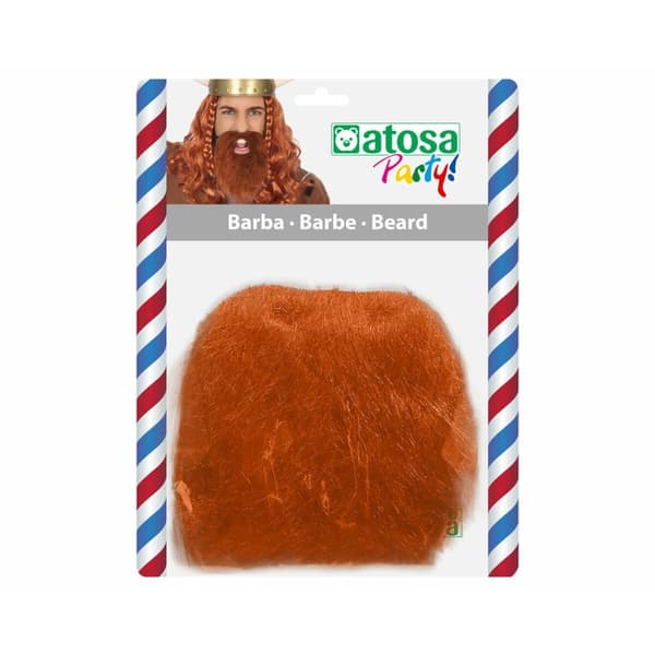 Falsk skæg Viking mand Kastanje
