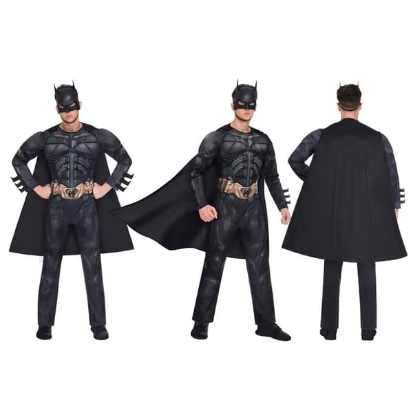 Kostume til voksne Batman The Dark Knight 3 Dele - L