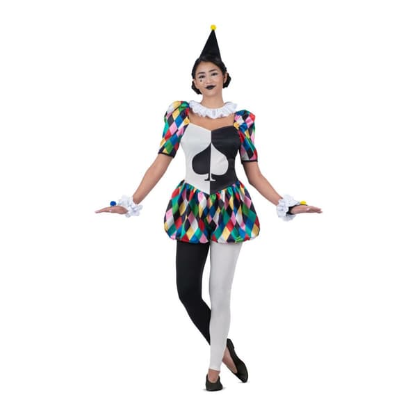 Kostume til voksne My Other Me Harlekin 6 Dele Dame - M
