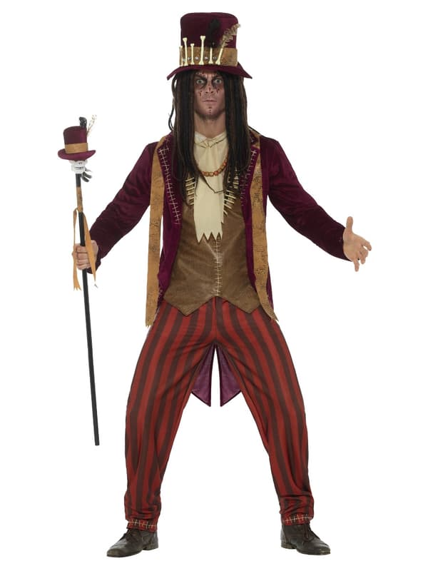 Häxdoktor Voodoo Deluxe Maskeraddräkt L