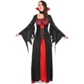 Miniatyrbild 1 av 2: Vampyrdräkt för kvinnor dracula kostym One size * storlek: vuxen one size * Material: 100% polyester * Maskintvätt