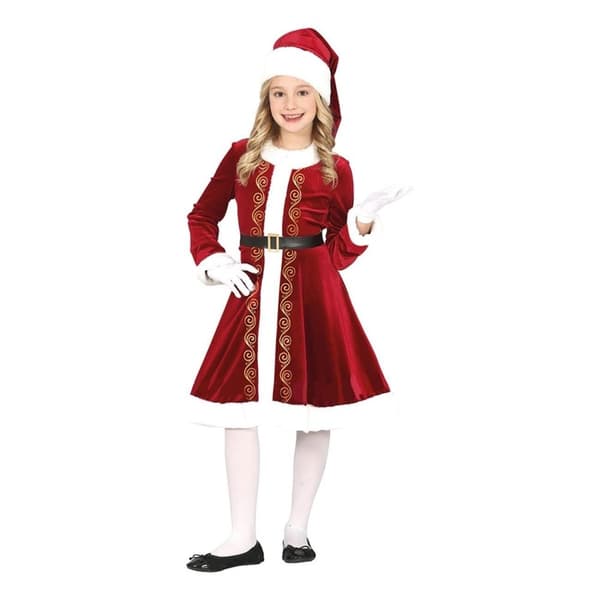 Julemor Børnekostume Rød M