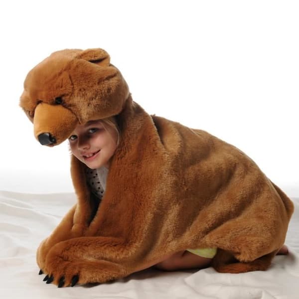 Ultramjuk plyschdräkt för brunt björnskinn - Ratatam - Unisex - Interiör - 100 % polyester