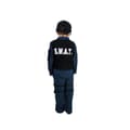 Miniatyrbild 2 av 4: SWAT Agent kostym för pojkar 7/9 år - Polyester - Yrke - Blå
