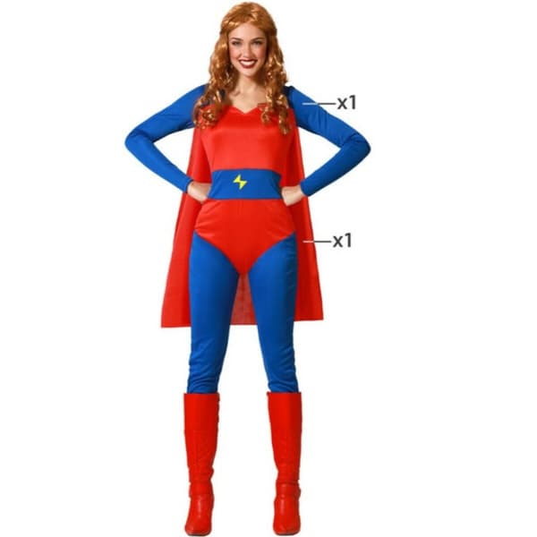 Aikuisten asut Supersankari Nainen - XL