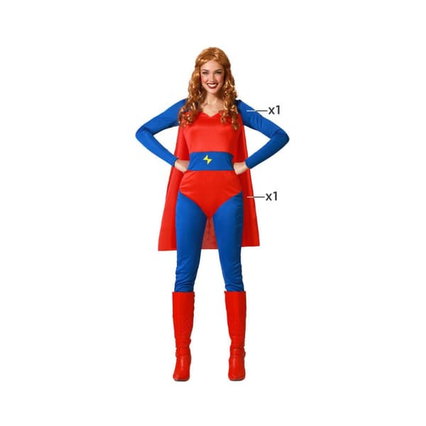 Aikuisten asut Supersankari Nainen - XL