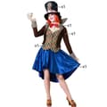 Miniatyrbillede 7 af 9: Kostume til voksne Gal hattemager kvinde - M/L