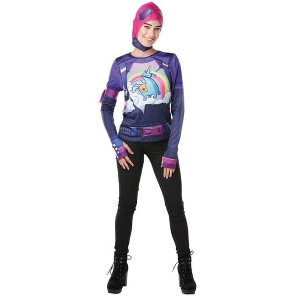 Fortnite Bomber Top And Snood Costume - Rubies