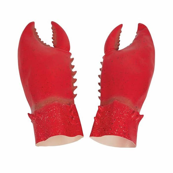 Bristol novelty - MD248 - Novelty- Crab Claws, Röd, Unisex, Röd, One Size