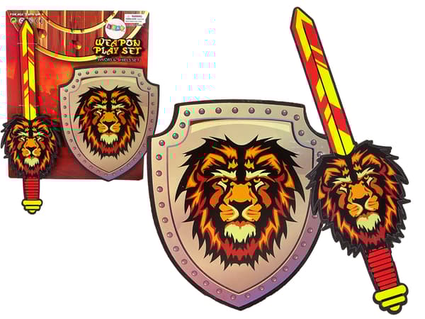 Knight Set Sword Shield EVA Foam Lion