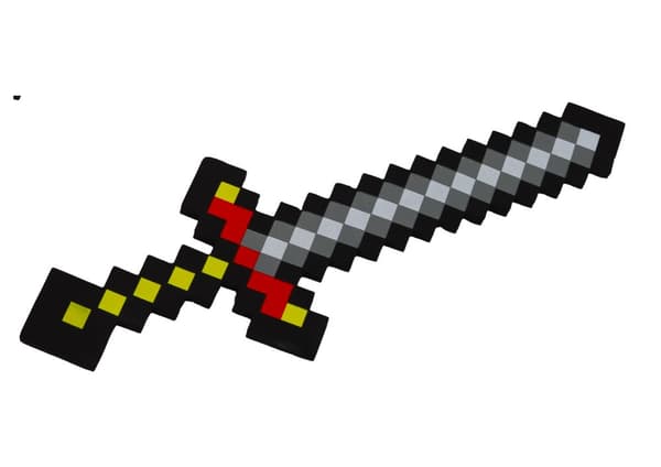 Knight Set Sword Foam Shield Pixel Tema