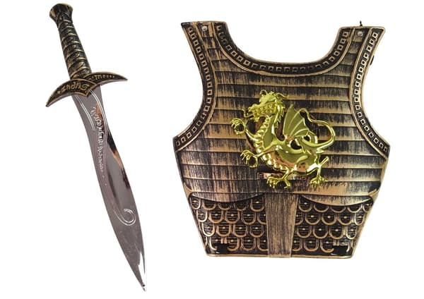 Samurai Knight kostume outfit bue sværd sæt