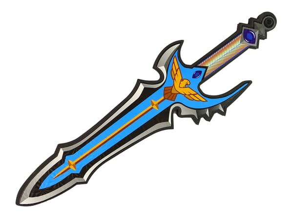 Blue Warrior Sword Shield EVA-setti.