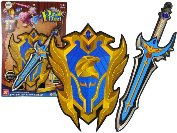 Blue Warrior Sword Shield EVA-setti.