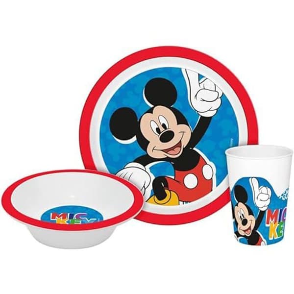 Frukostset - DISNEY - Musse - Vit - Barn - Blandat